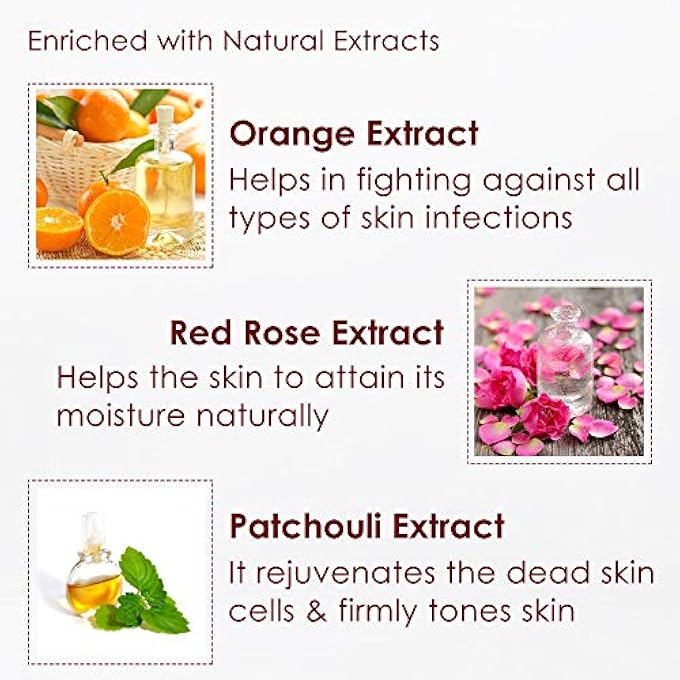 NUTRIGLOW FACIAL KIT, BLEACH CREAM & FRESH ROSE TONER WITH VITAMIN E AND RETINOL FOR TIGHTENS PORES & HEALTHY GLOWING SKIN, PACK OF 3 - Image 3